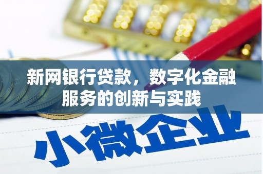 孟津新网银行贷款，数字化金融服务的创新与实践