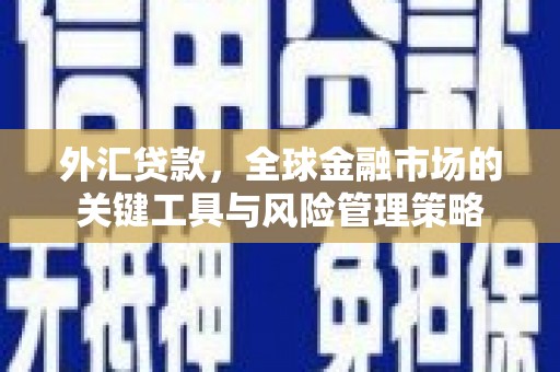 孟津外汇贷款，全球金融市场的关键工具与风险管理策略
