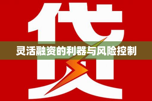 孟津灵活融资的利器与风险控制