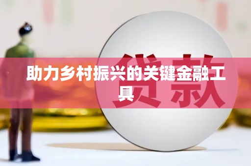 孟津助力乡村振兴的关键金融工具