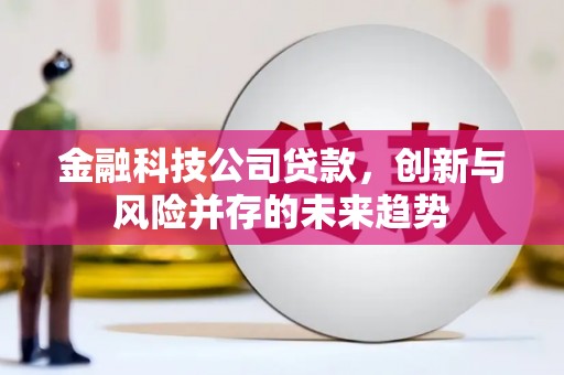 孟津金融科技公司贷款，创新与风险并存的未来趋势