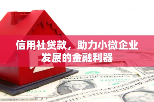 孟津信用社贷款，助力小微企业发展的金融利器