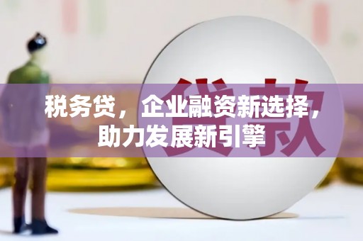 孟津税务贷，企业融资新选择，助力发展新引擎