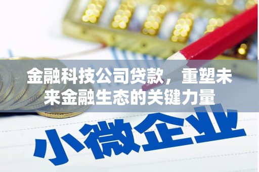 孟津金融科技公司贷款，重塑未来金融生态的关键力量