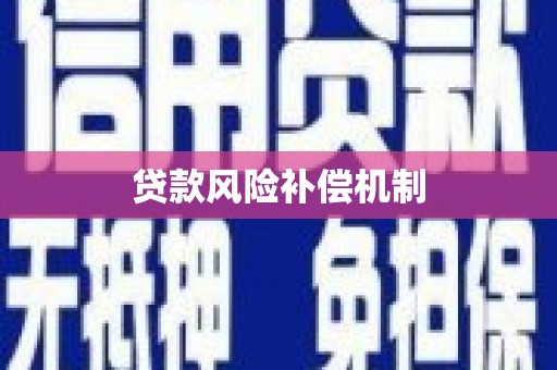 孟津贷款风险补偿机制