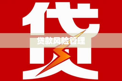 孟津贷款风险管理