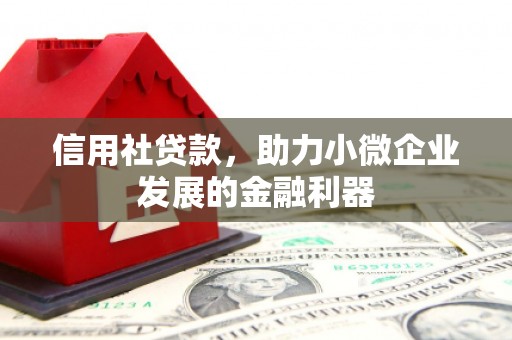 孟津信用社贷款，助力小微企业发展的金融利器