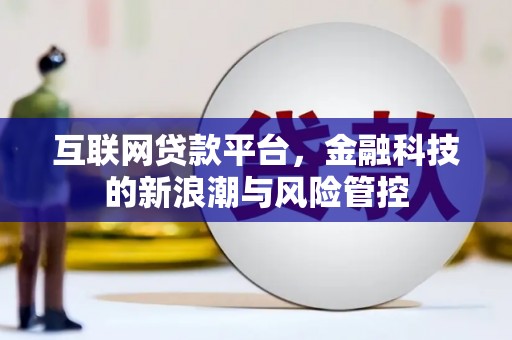 孟津互联网贷款平台，金融科技的新浪潮与风险管控