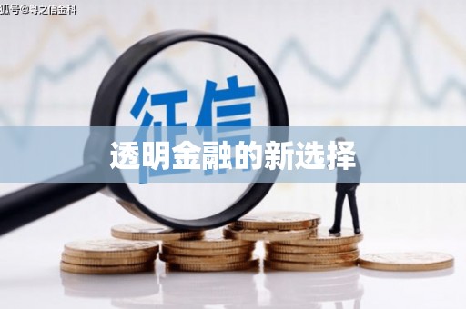 孟津透明金融的新选择