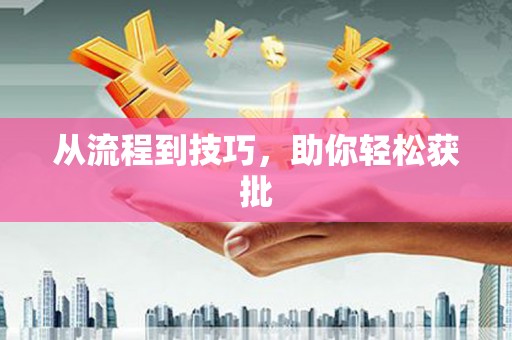 孟津从流程到技巧，助你轻松获批