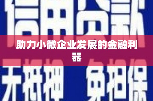 孟津助力小微企业发展的金融利器